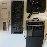 PMX-1000 stereo pre-amp mixer + doppio microfono
