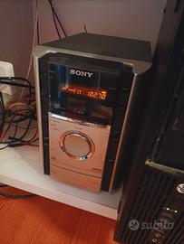 stereo Sony con MP3 CD e cuffie modello hcd-gs10 
