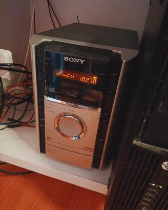 stereo Sony con MP3 CD e cuffie modello hcd-gs10 