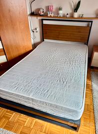 Letto piazza e mezza con materasso