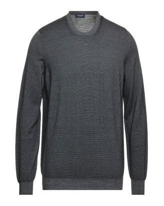 NUOVO Pullover DRUMOHR Merino 52 Grigio Melange