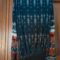 Pantaloni lunghi donna fantasia