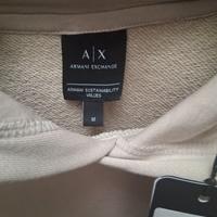 Felpa Armani Exchange da uomo colore avena / beige