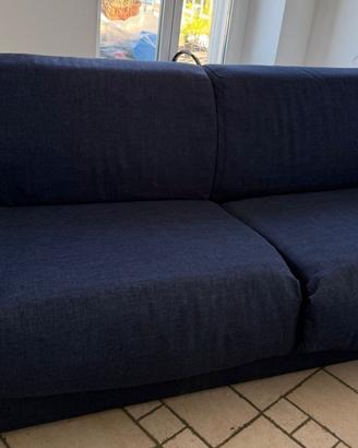 Divano letto blu