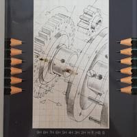 DERWENT Graphic Matite Set Tecnico -duro-