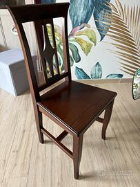 Sedie in legno massello