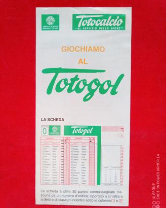Totogol dépliant 1993