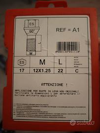 bulloni antifurto farad stil bull