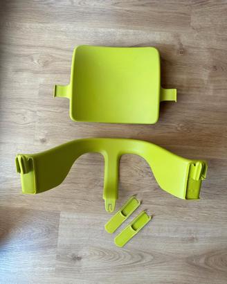 Sedia Stokke: schienale, barra e piedini