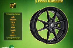 3 Cerchi in Lega Sparco 17" Alfa Ford e altre