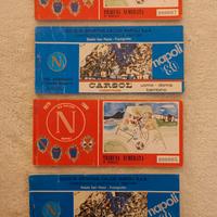 Raro Abbonamento SSC NAPOLI 1980/1981 - Tribuna Nu