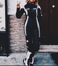 Tuta moto donna axo
