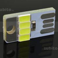 Mini lampada USB portachiavi