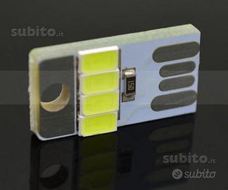 Mini lampada USB portachiavi