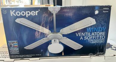 ✅Kooper Ventilatore Soffitto con 4 Pale, 106 cm,