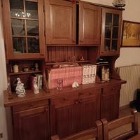 Mobile cucina rustica più carrello