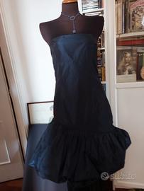 abito sera vintage taffeta'