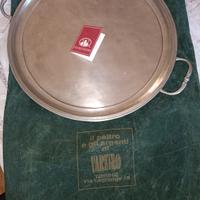 vassoio in peltro D 32 cm