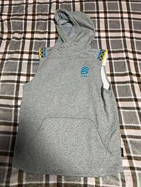 Felpa Under Armour Curry senza maniche grigia M