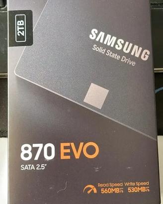 NUOVO - SSD SATA Samsung 870 EVO da 2TB