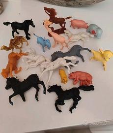Lotto Animaletti di Plastica Vintage