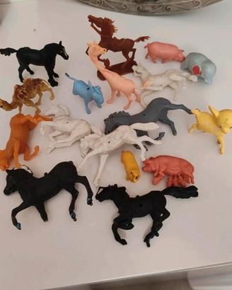Lotto Animaletti di Plastica Vintage