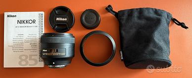Obiettivo Nikon AF-S Nikkor 85mm f/1.8G