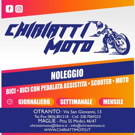 CHIRIATTI MOTO OTRANTO - MAGLIE - Otranto | Subito
