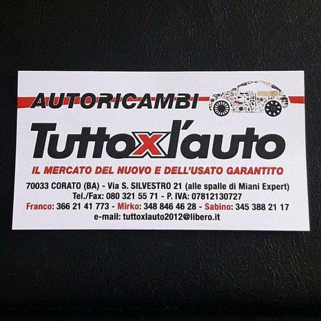 AUTORICAMBI TUTTO X L'AUTO - Corato | Subito