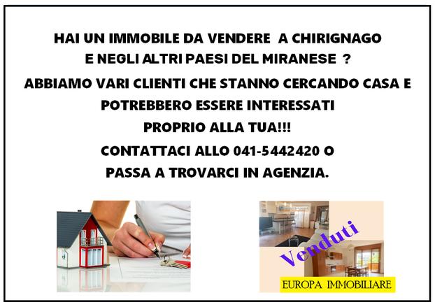 EUROPA IMMOBILIARE CHIRIGNAGO - Venezia | Subito