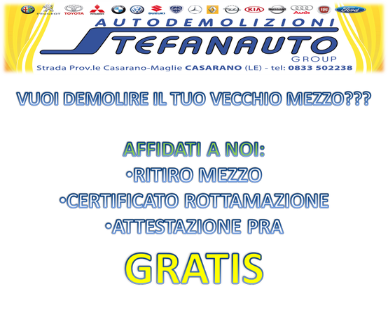 STEFANAUTO GROUP SRL - Casarano | Subito