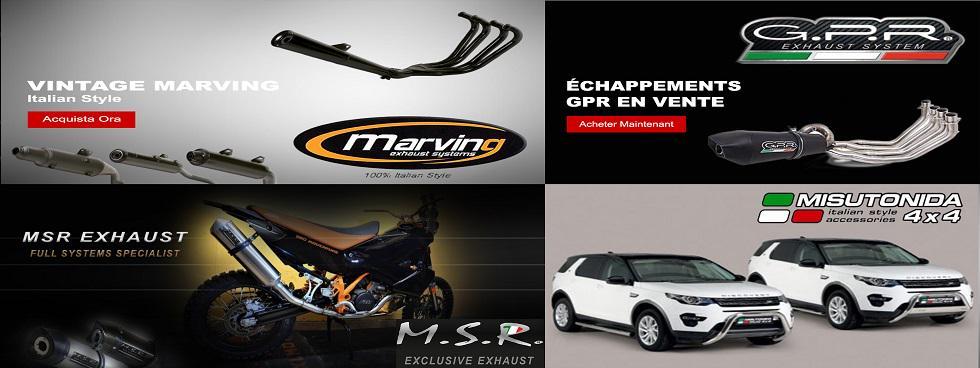 SCARICHI SPORTIVI E OMOLOGATI