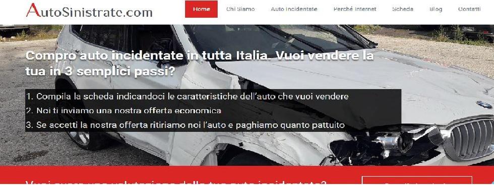 Auto incidentate acquistiamo Autosinistrate.com