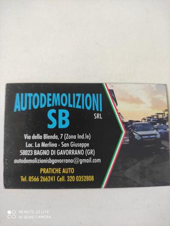 AUTODEMOLIZIONI S.B. S.R.L. - Gavorrano | Subito