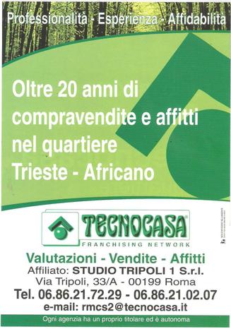 TECNOCASA - Affiliato: STUDIO TRIPOLI 1 srl - Roma | Subito