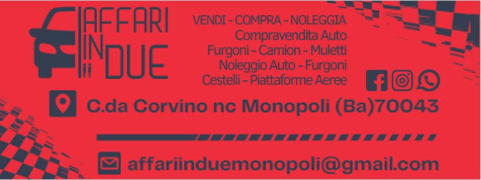 Affari in DUE Monopoli