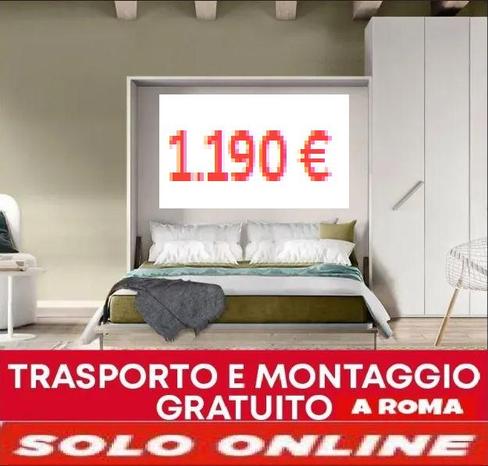 LETTI A SCOMPARSA ROMA-VIA GALLIA 92-VIA ANAGNI - Roma | Subito