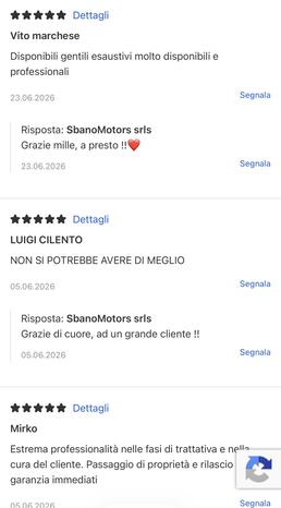 SBANO MOTORS SRLS - Paola | Subito