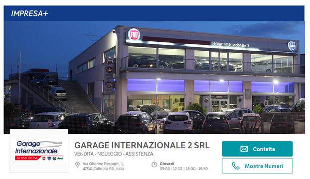 GARAGE INTERNAZIONALE 2 SRL - Cattolica | Subito