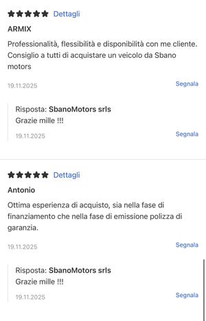 SBANO MOTORS SRLS - Paola | Subito