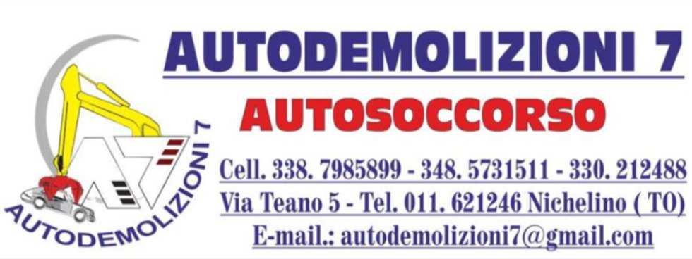 AUTODEMOLIZIONI 7 ricambi di tutte le marche