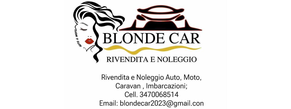 BLONDE CAR